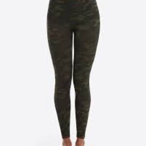 SPANX Olive Camo Leggings